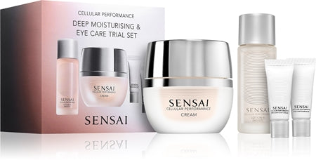 Sensai Cellular Deep idratante e Eye Care Trial cofanetto 4 pz