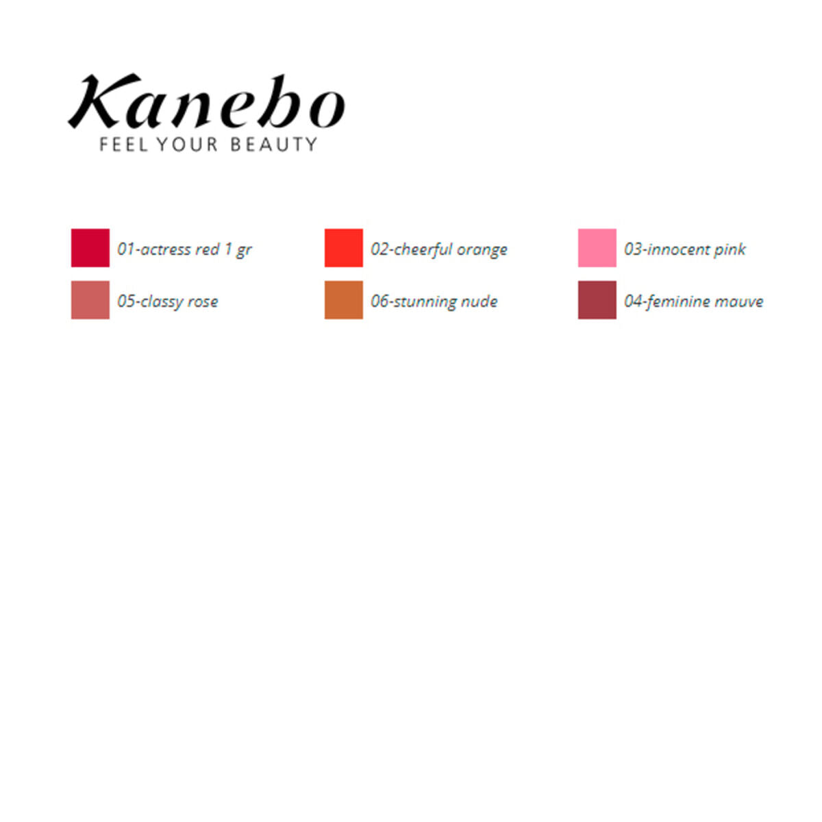 Lipliner-Farben Kanebo-5