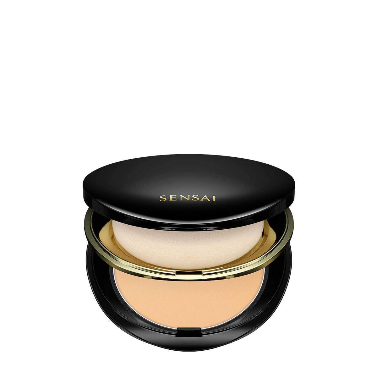 Powder Make-up Base Sensai Total Finish Nº TF202 Soft beige Spf 10 11 g Refill-5