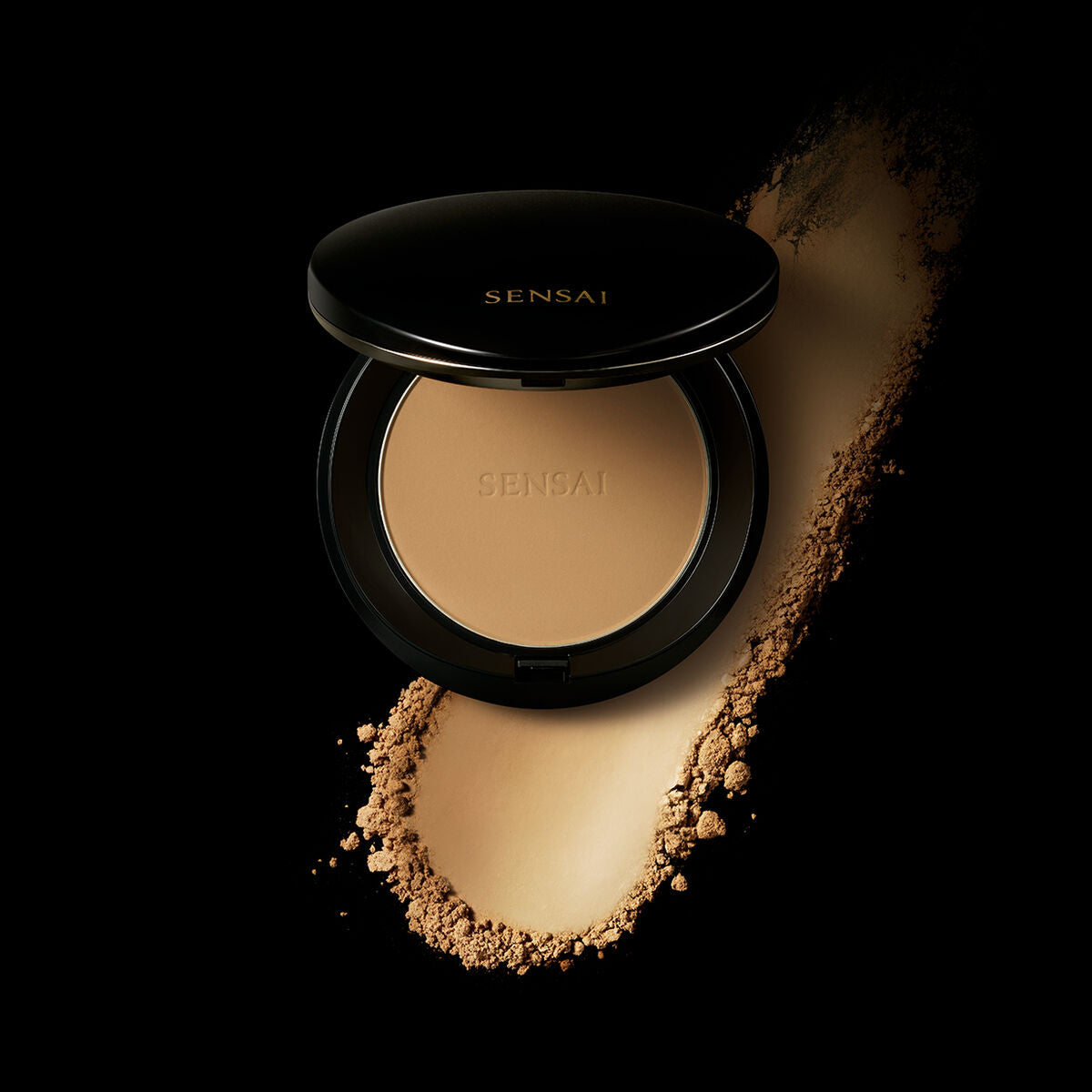 Powder Make-up Base Sensai Total Finish Nº TF202 Soft beige Spf 10 11 g Refill-4