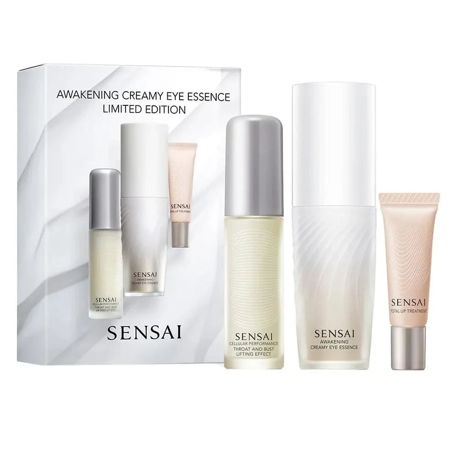 Sensai Awakening Creamy Eye Essence 20 ml Throat and Bust 19 ml Total Lip 5 ml