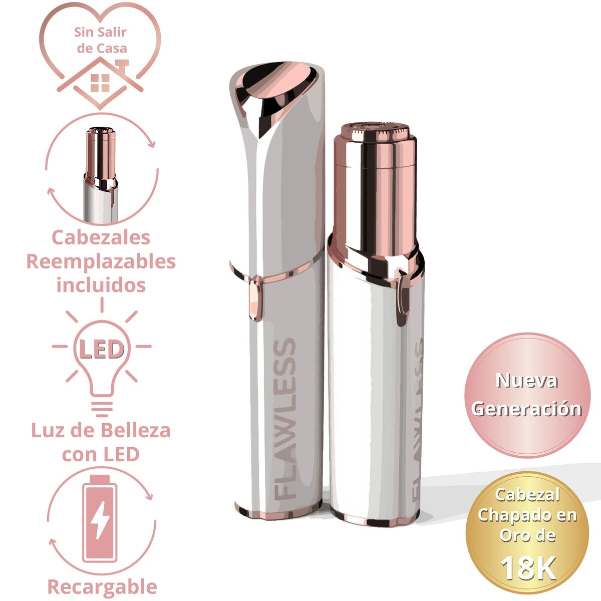 Epilator de sprancene FLAWLESS-6