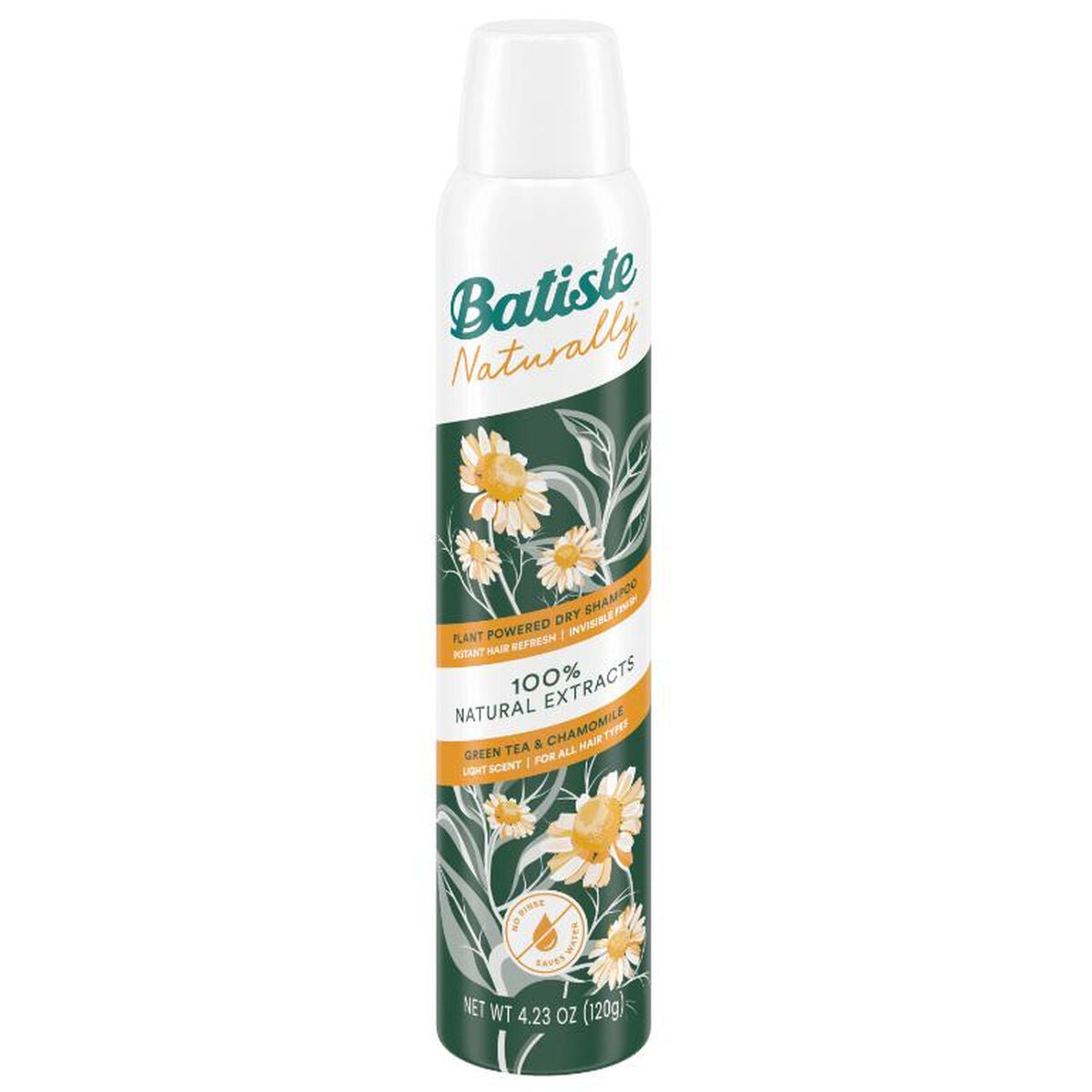 Shampoo Secco Batiste Naturalmente 200 ml Tè Verde Camomilla-0