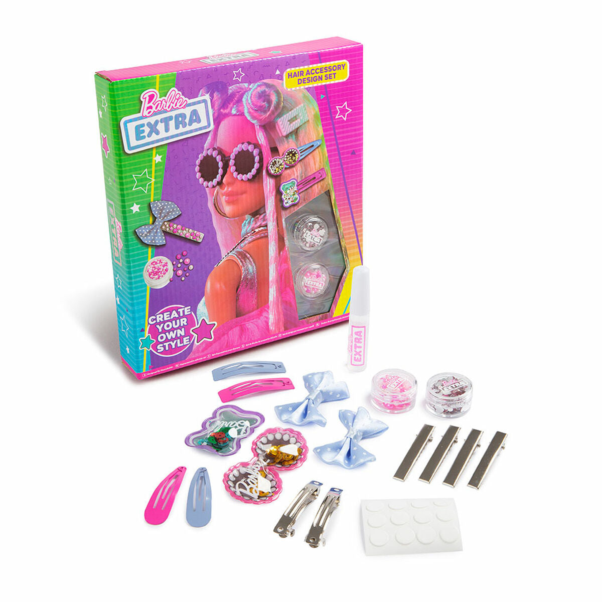 Haarschmuck Barbie Kinder 18 Stück-0