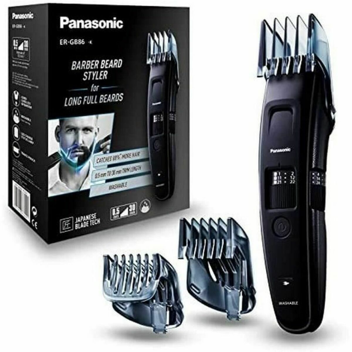 Hair clippers/Shaver Panasonic ER-GB86-K503 0,5-30 mm (3 Units)-0