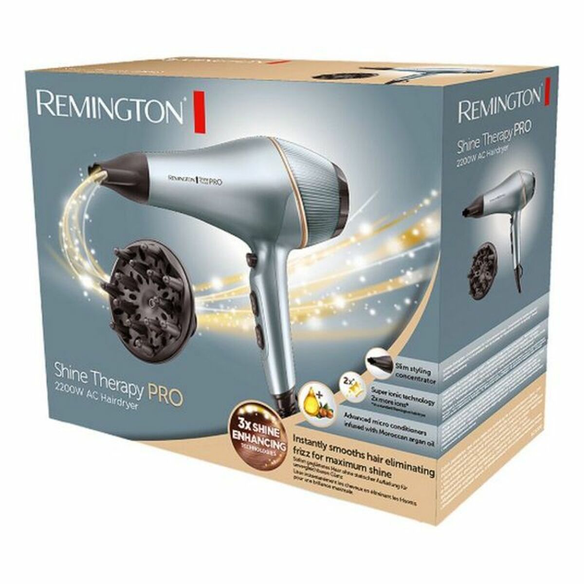 Sèche-cheveux Remington 45683560100 bleu 2200 W-4