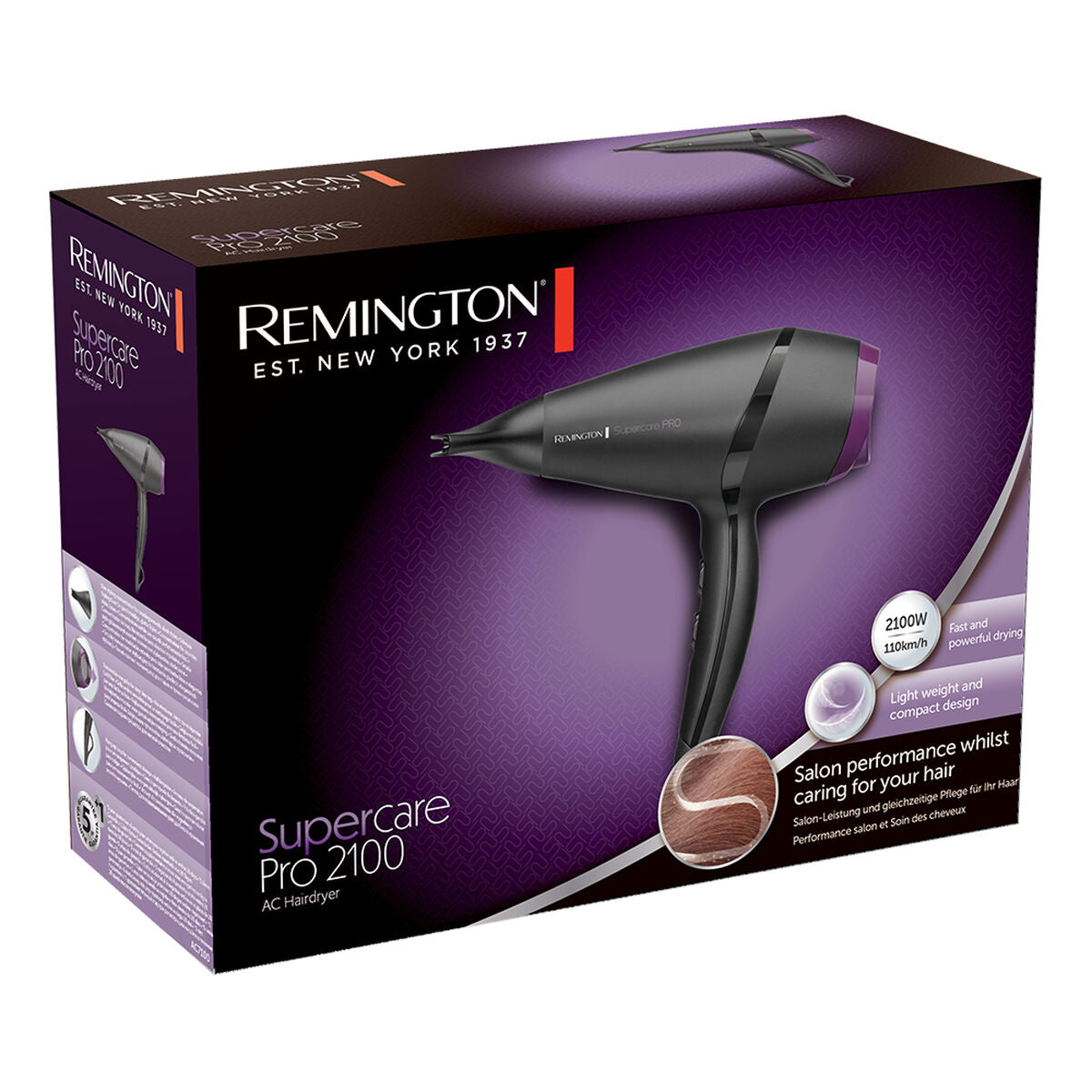 Sèche-cheveux Remington noir 2100 W-2