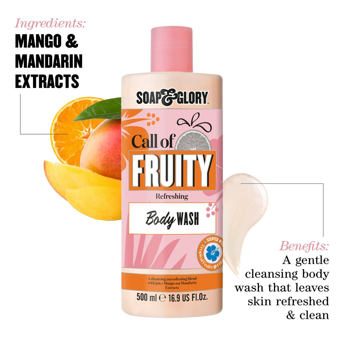 Duschgel Soap & Glory Bubble In Paradise Erfrischende Mango 500 ml-1