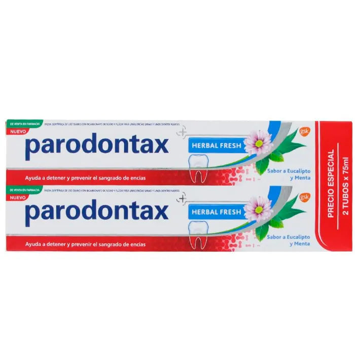Parodontax Paradontax Duplo Herbal Fresh 75 ml