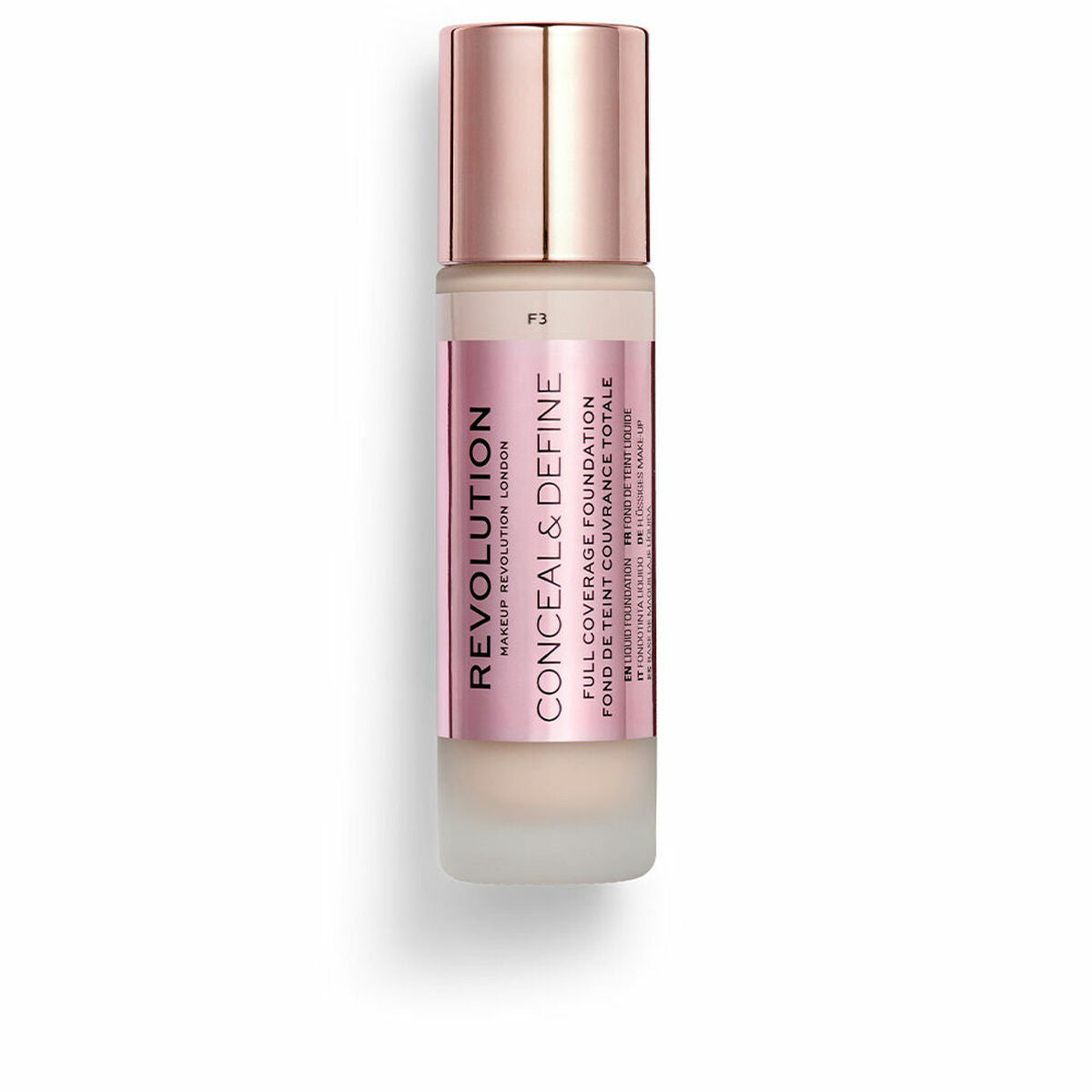Liquid Make Up Base Revolution Make Up Conceal & Define F3 (23 ml)-0