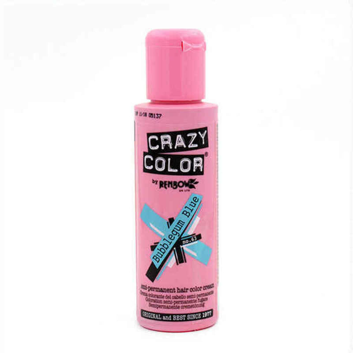 Semipermanenter Farbstoff Crazy Color 002281 Nr. 63 Bubblegum Blue (100 ml)-0