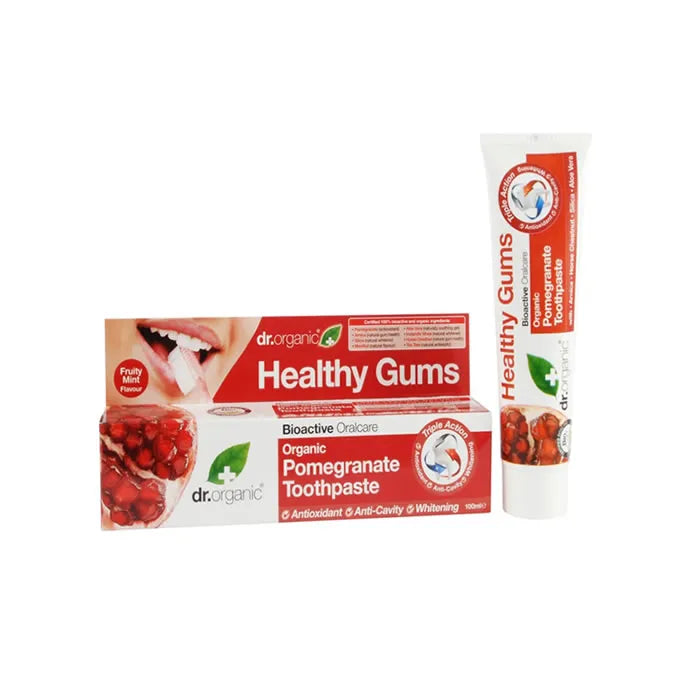 Dr Organic Pomegranate dentifricio 100 ml