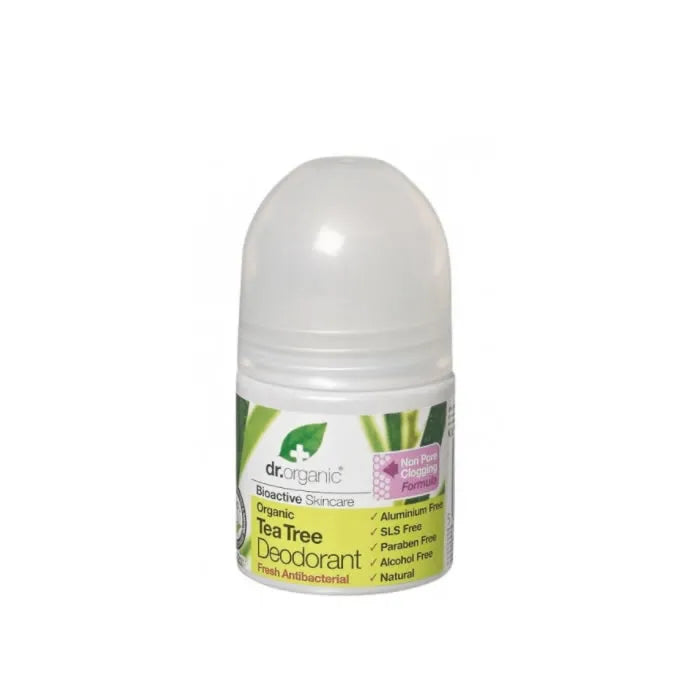Dr Organic Tea Tree deodorante Roll On 50 ml