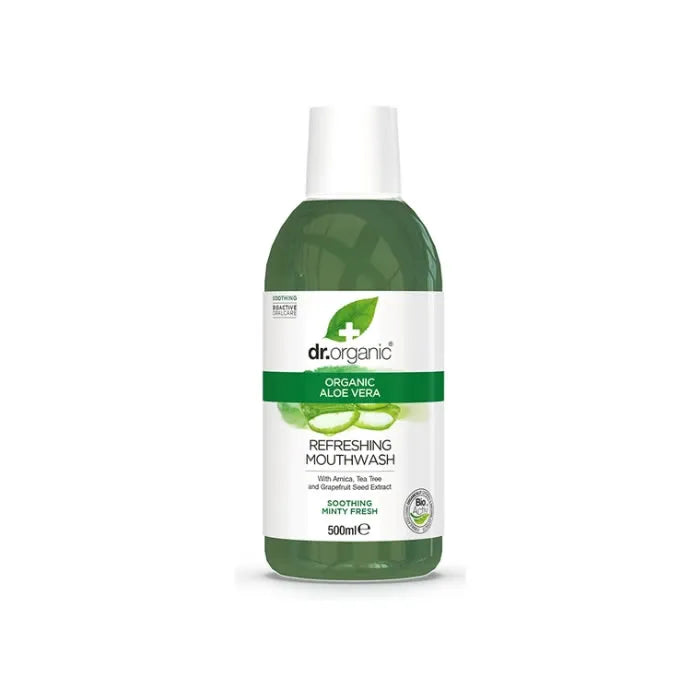 Dr Organic Aloe Vera collutorio 500 ml