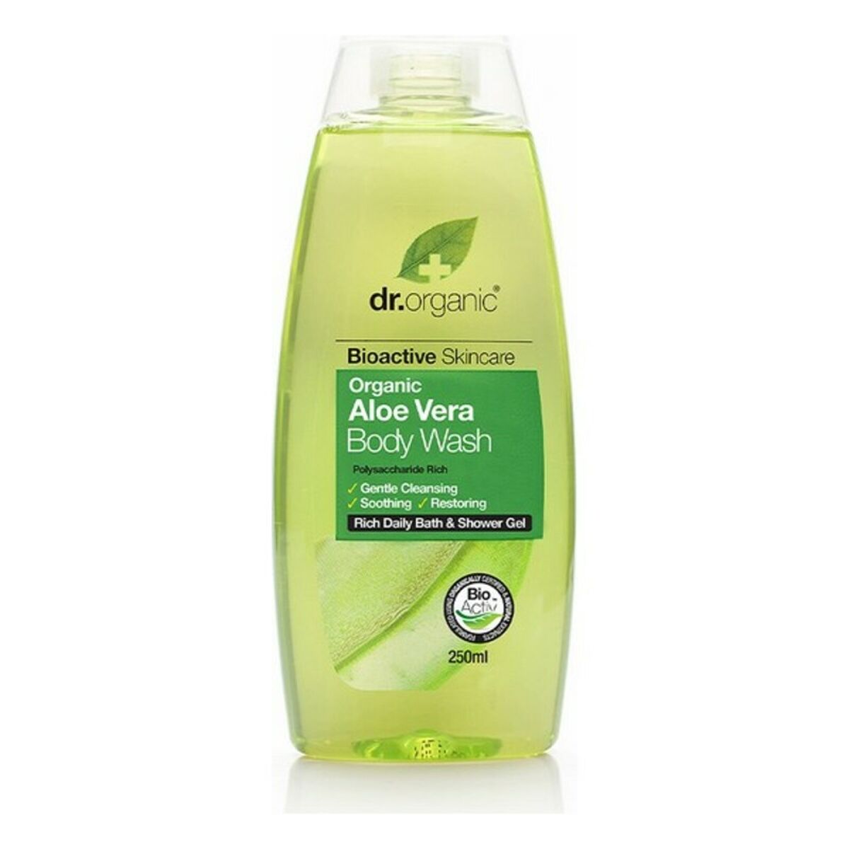 Feuchtigkeitsspendendes Badegel mit Aloe Vera Bioactive Organic Dr.Organic DR00109 250 ml-1