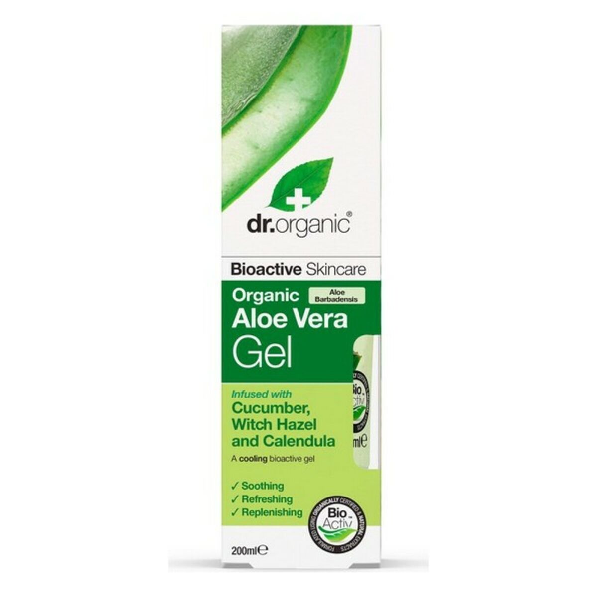 Moisturising Bath Gel with Aloe Vera Dr.Organic DR00238 200 ml-4
