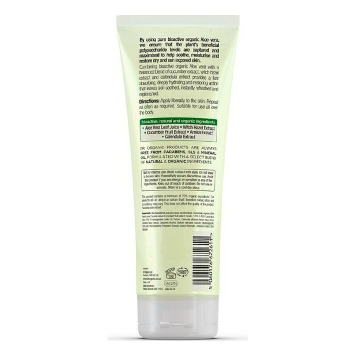Feuchtigkeitsspendendes Badegel mit Aloe Vera Dr.Organic DR00238 200 ml-1