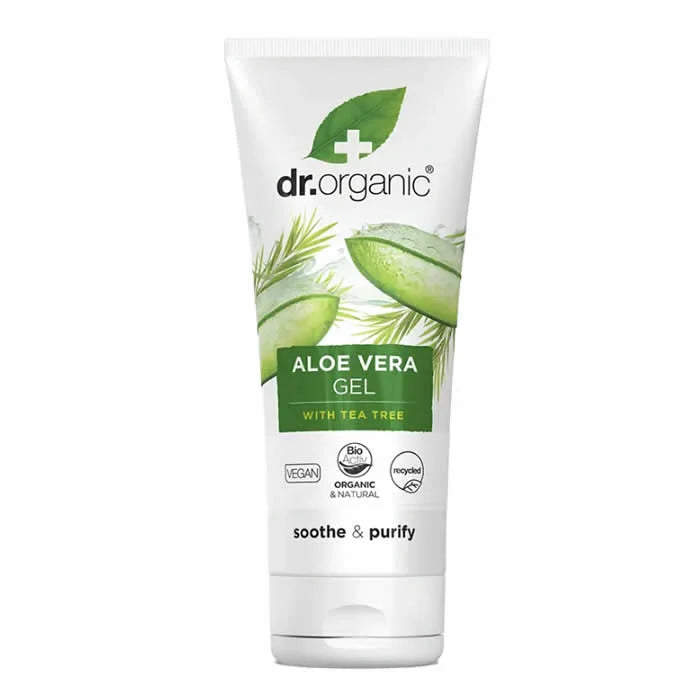 Dr Organic Aloe Vera gel With Tea Tree 200 ml