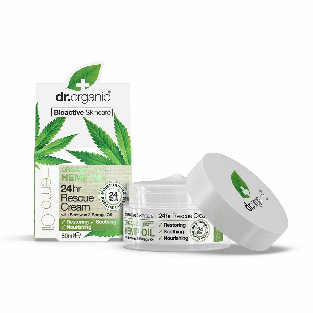 Regenerative Cream Dr.Organic Bioactive Organic 24h Hemp (50 ml)-0