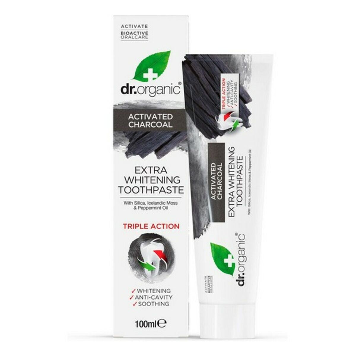 Toothpaste Carbón Dr.Organic (100 ml)-0