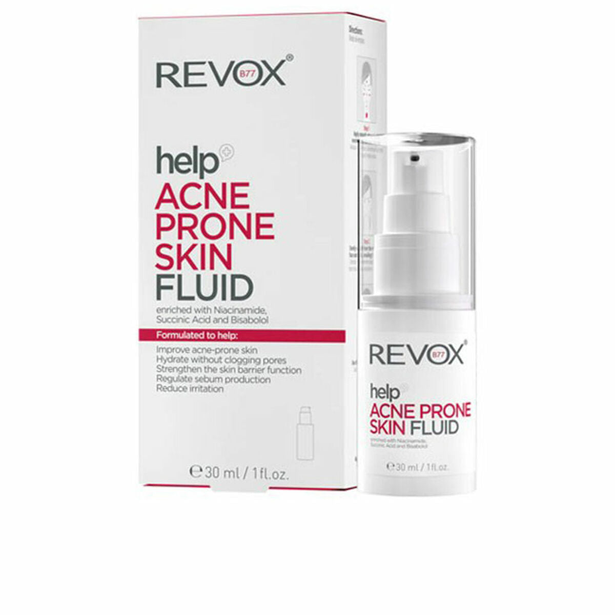 Crema de zi Revox B77 Ajuta pielea predispusa la acnee 30 ml-0