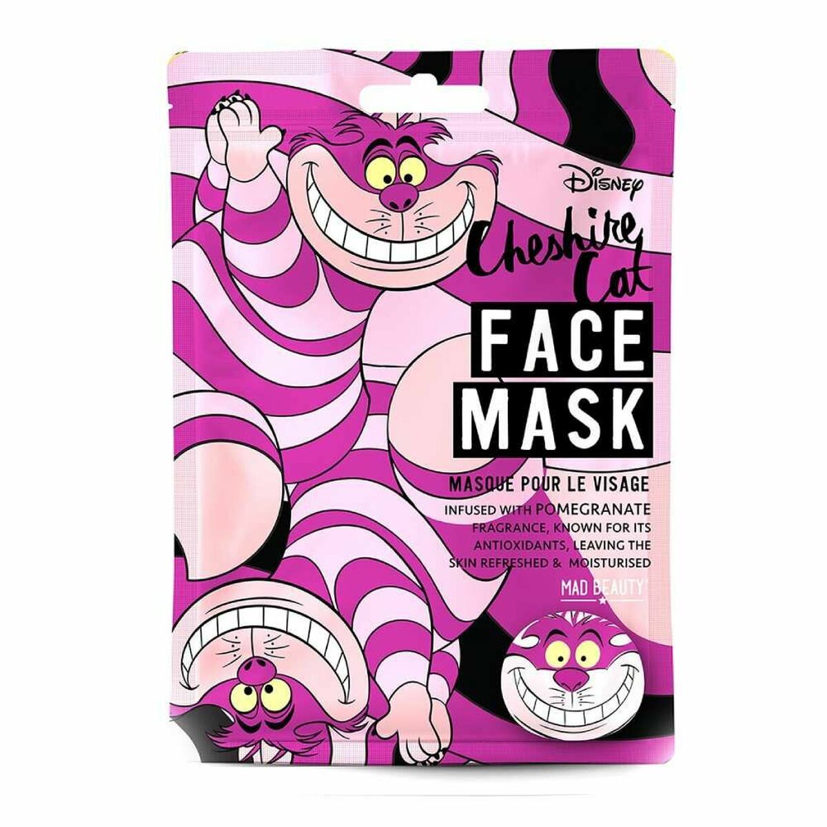Mască facială Mad Beauty Disney Cheshire Cat (25 ml)-0