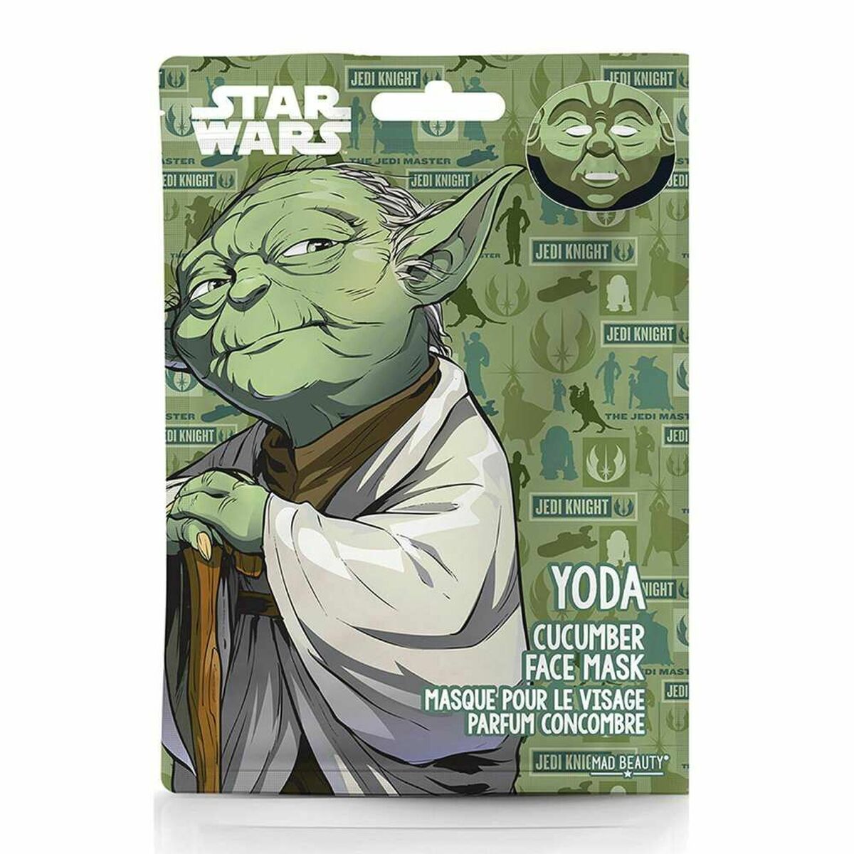 Gesichtsmaske Mad Beauty Star Wars Yoda Gurke (25 ml)-0