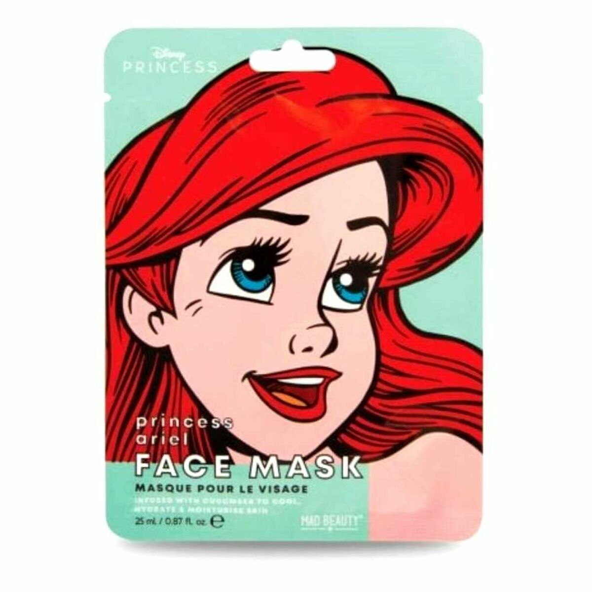 Facial Mask Mad Beauty Disney Princess Ariel (25 ml)-0