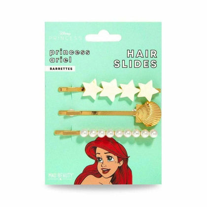 Épingle à cheveux Mad Beauty Disney princesse Ariel dorée (3 pièces)