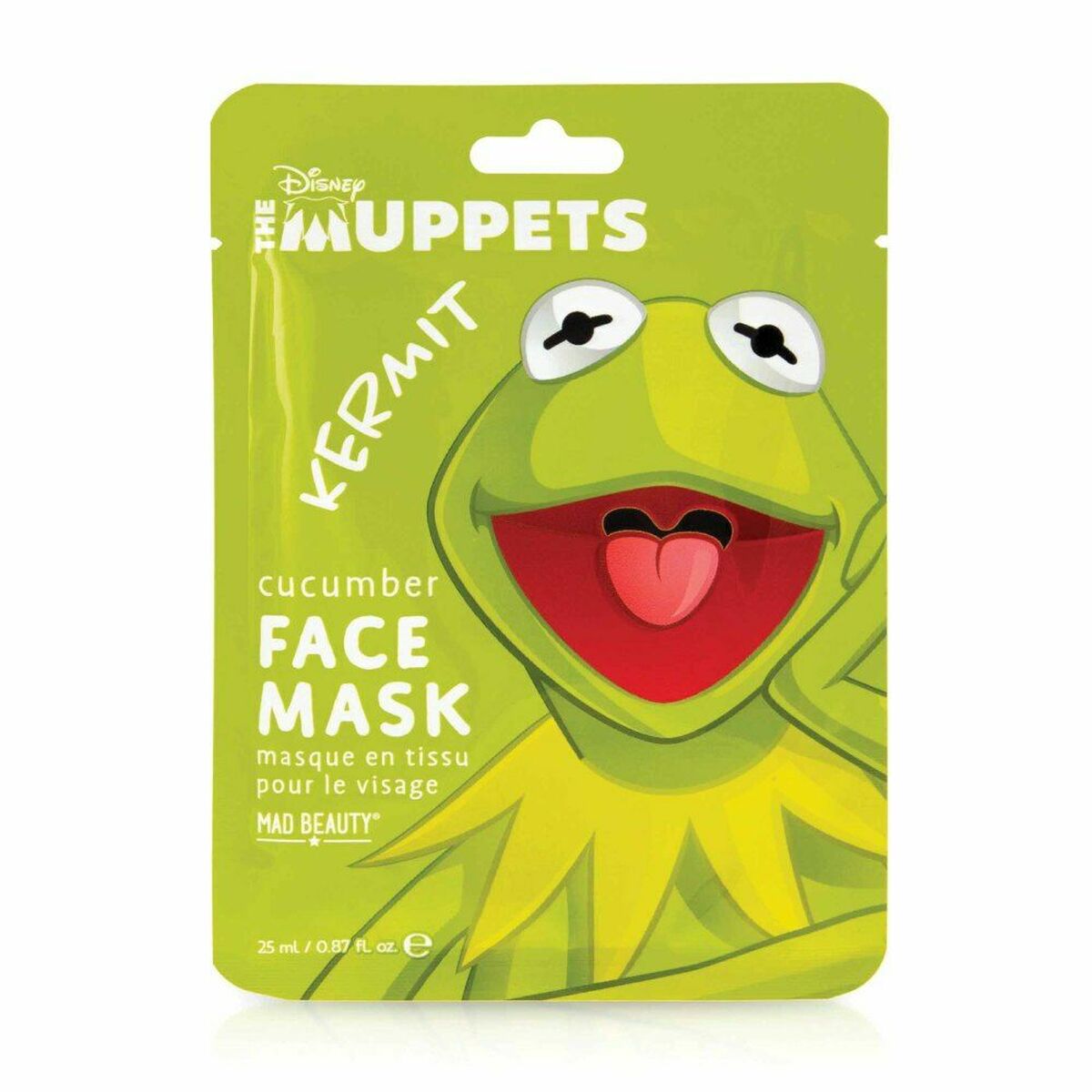 Mascarilla Facial Mad Beauty The Muppets Kermit Pepino (25 ml)-0