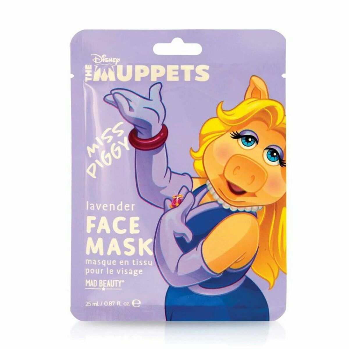 Facial Mask Mad Beauty The Muppets Miss Piggy Lavendar (25 ml)-0