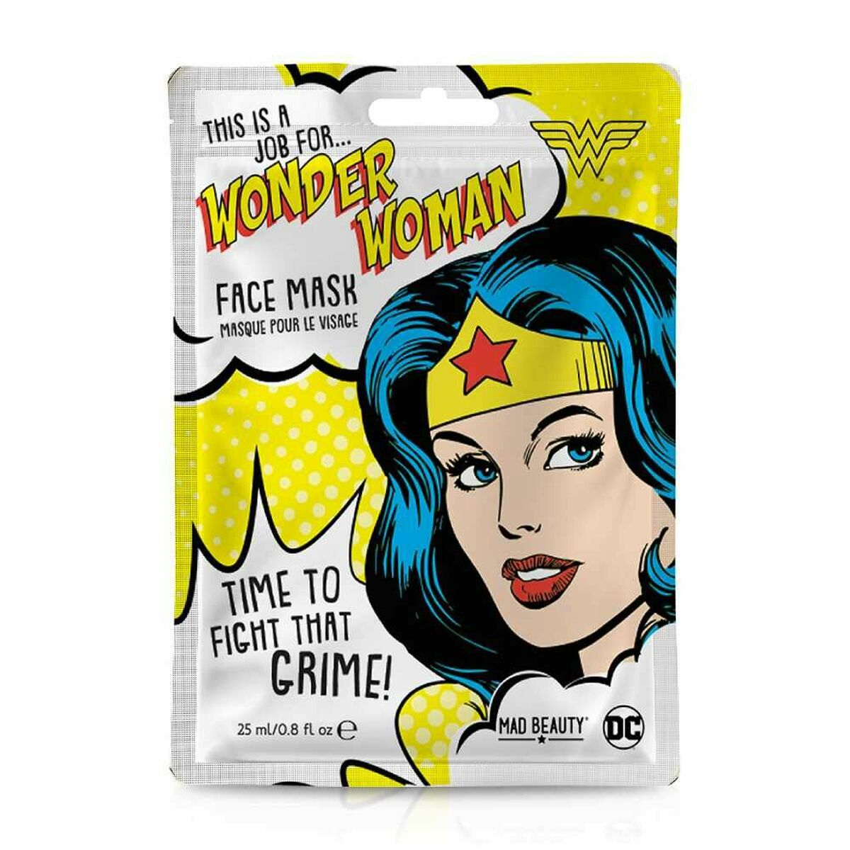 Mască facială Mad Beauty DC Wonder Woman (25 ml)-0