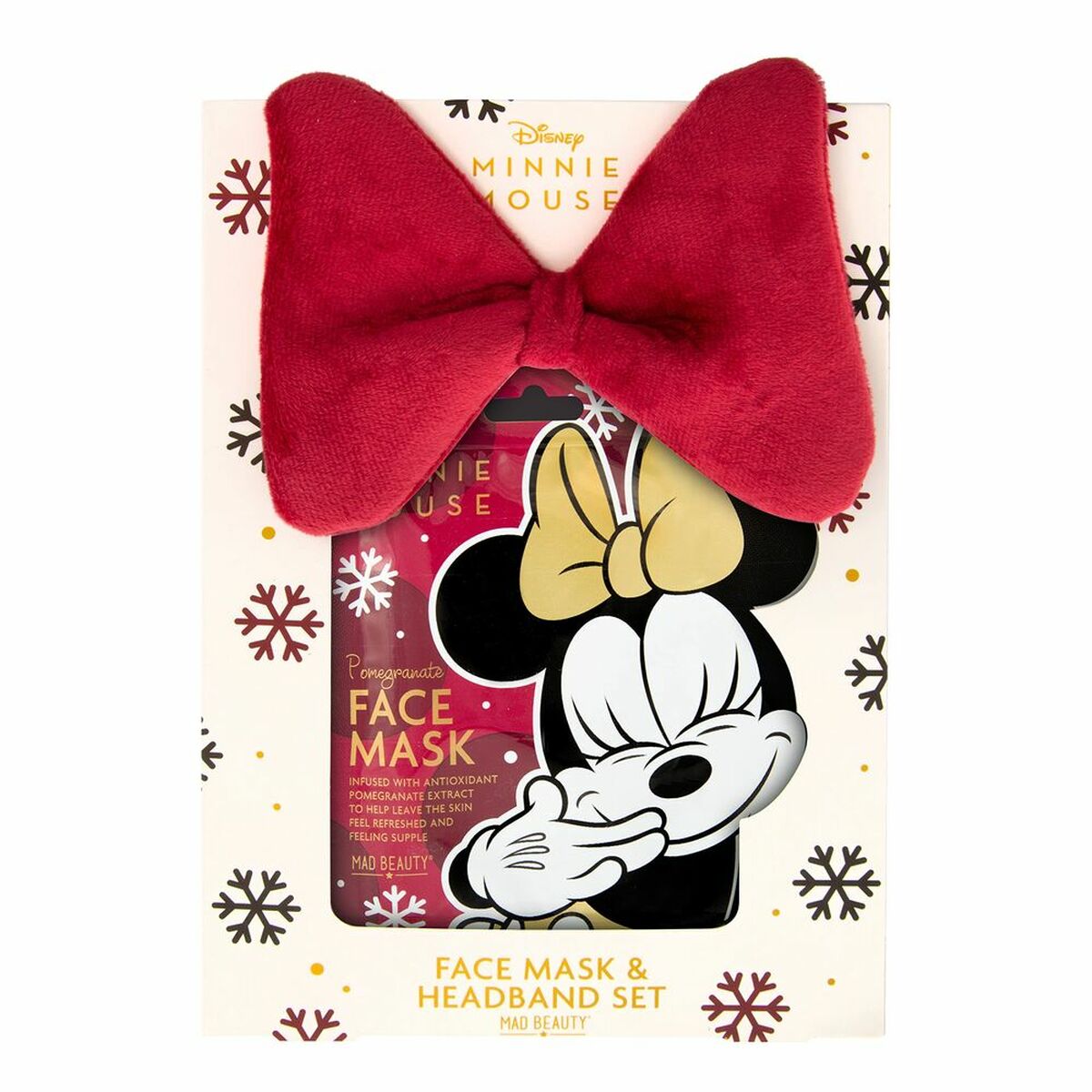 Feuchtigkeitsspendende Gesichtsmaske Mad Beauty Disney Minnie 2 Stück 25 ml (2 Stück)-2