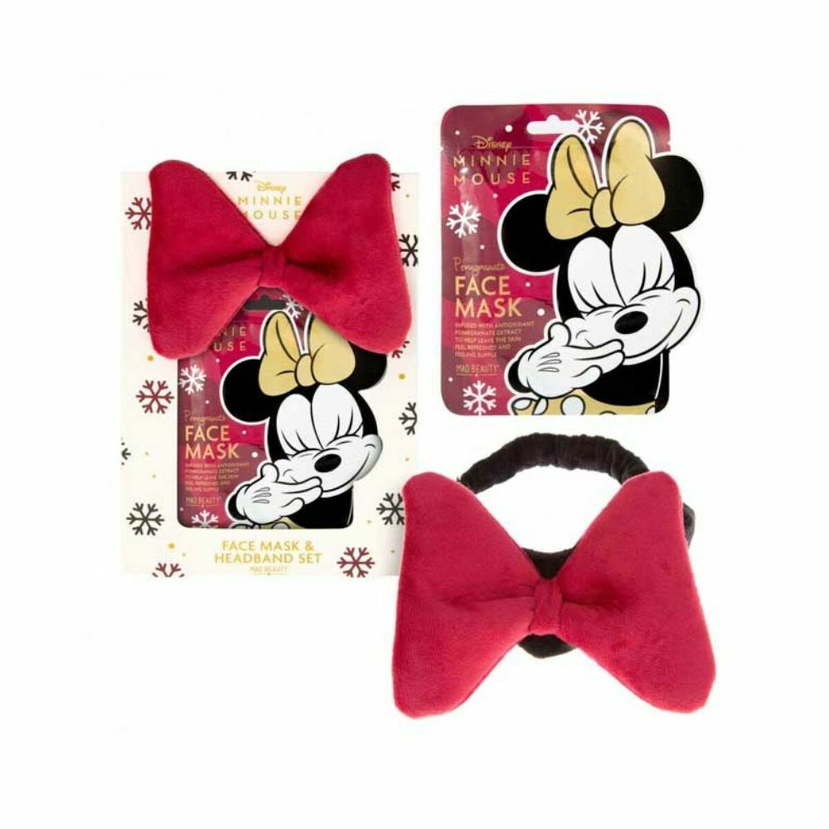 Moisturizing Facial Mask Mad Beauty Disney Minnie 2 Pieces 25 ml (2 pcs)-0