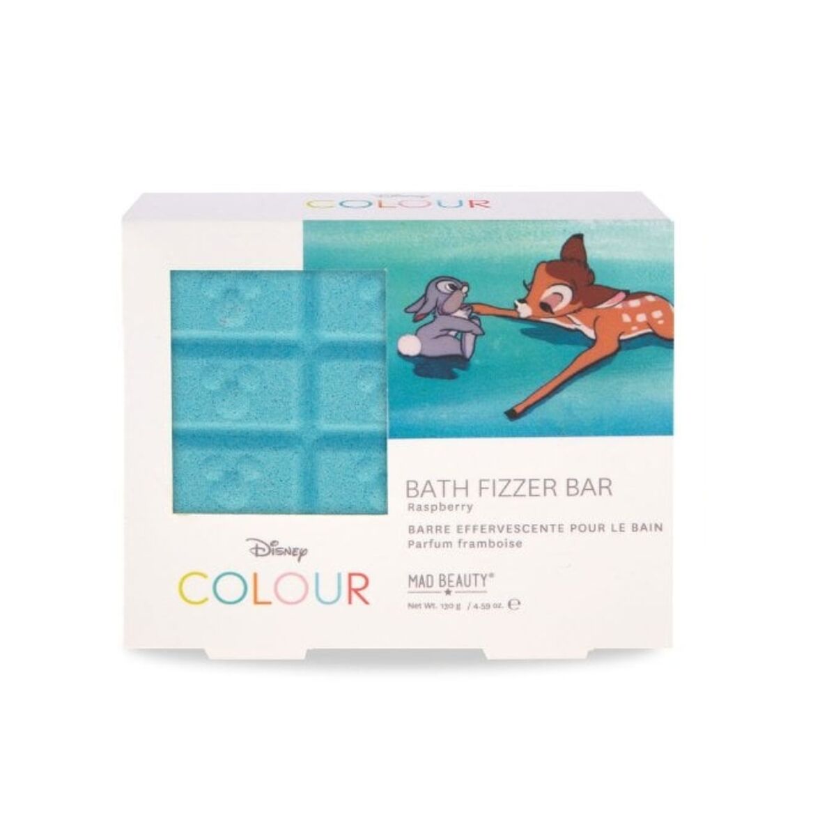 Bomba de baño efervescente Mad Beauty Bath Fizzer Bar Raspberry-1