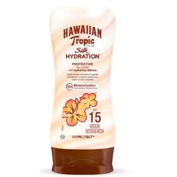 Hawaiian Tropic Silk Hydration Protective Sun lozione Spf15 180 ml