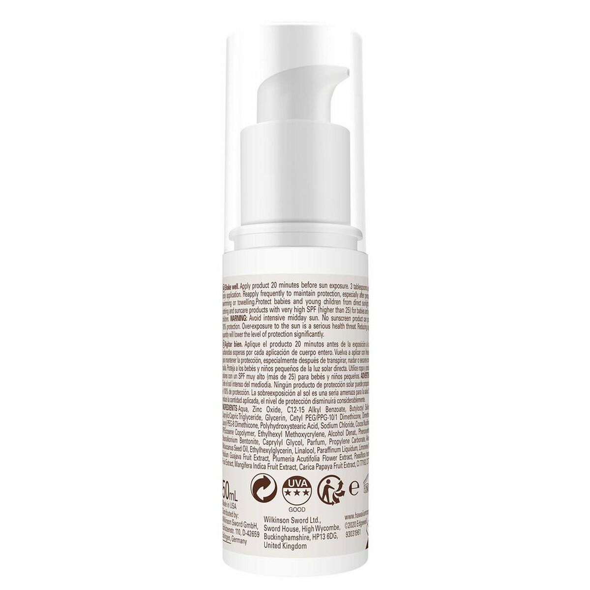 Sun Lotion Hawaiian Tropic Y301764100 Sun Milk Spf 30 50 ml-1