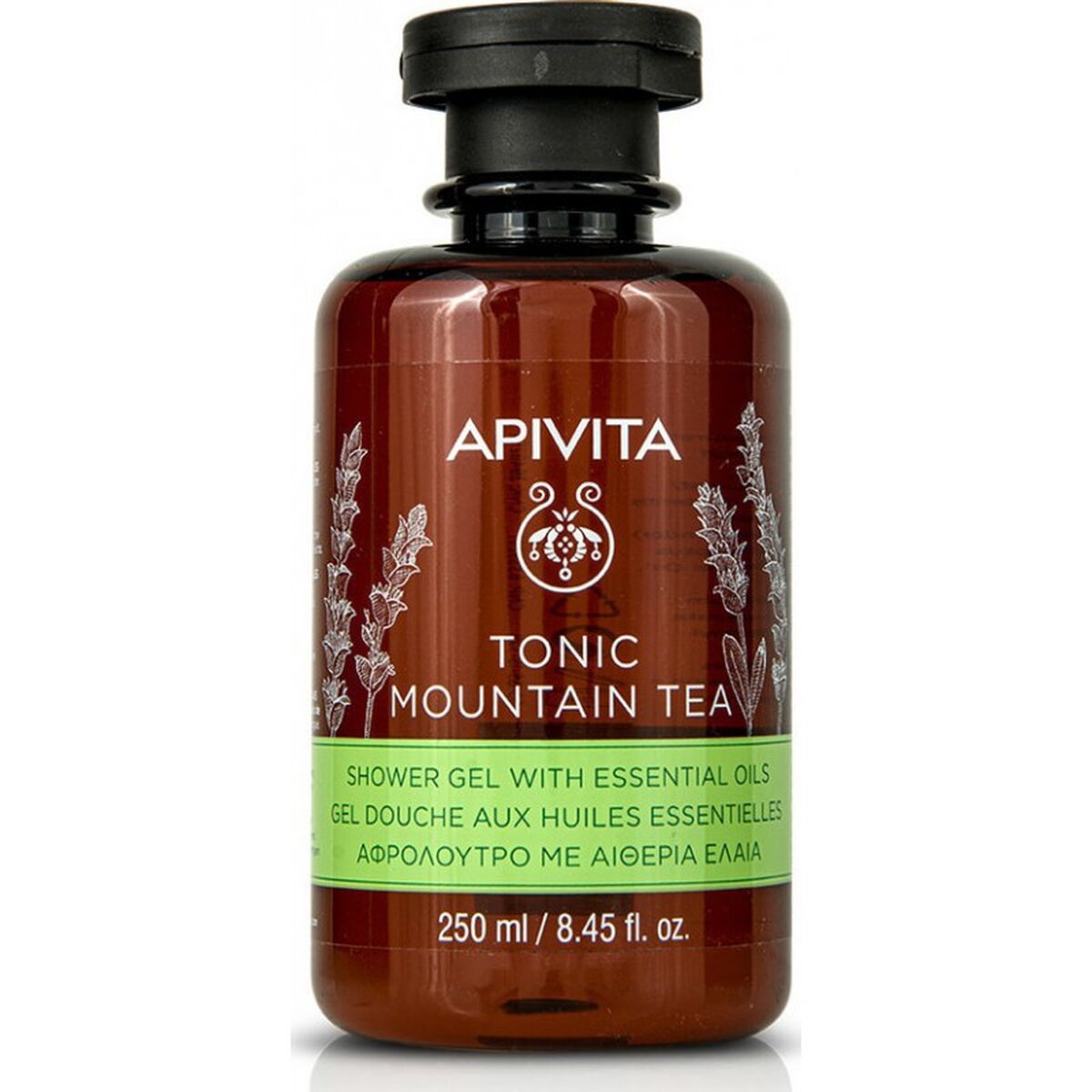 Shower Gel Apivita Tonic Mountain Tea 250 ml-0