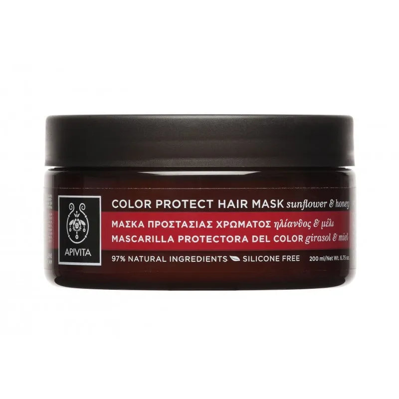Apivita Color Protect maschera capelli Sunflower And Honey 200 ml