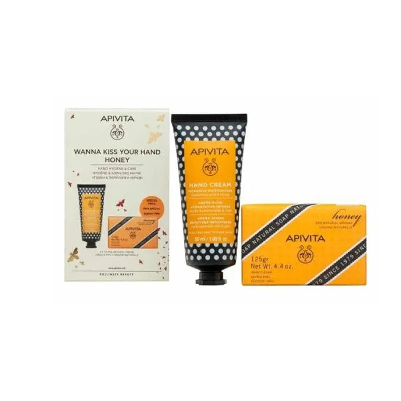 Apivita crema Mani Al Miele 50 g + Sapone Solido Naturale 125 g