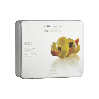 Set Cosmetico Greenland Papaya Limone 3 Pezzi