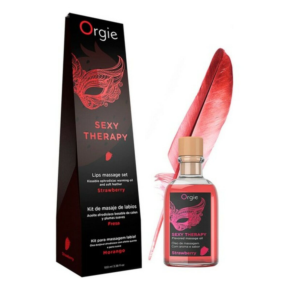 Massage Tranquility Kit Orgie Strawberry 2 Pieces-0