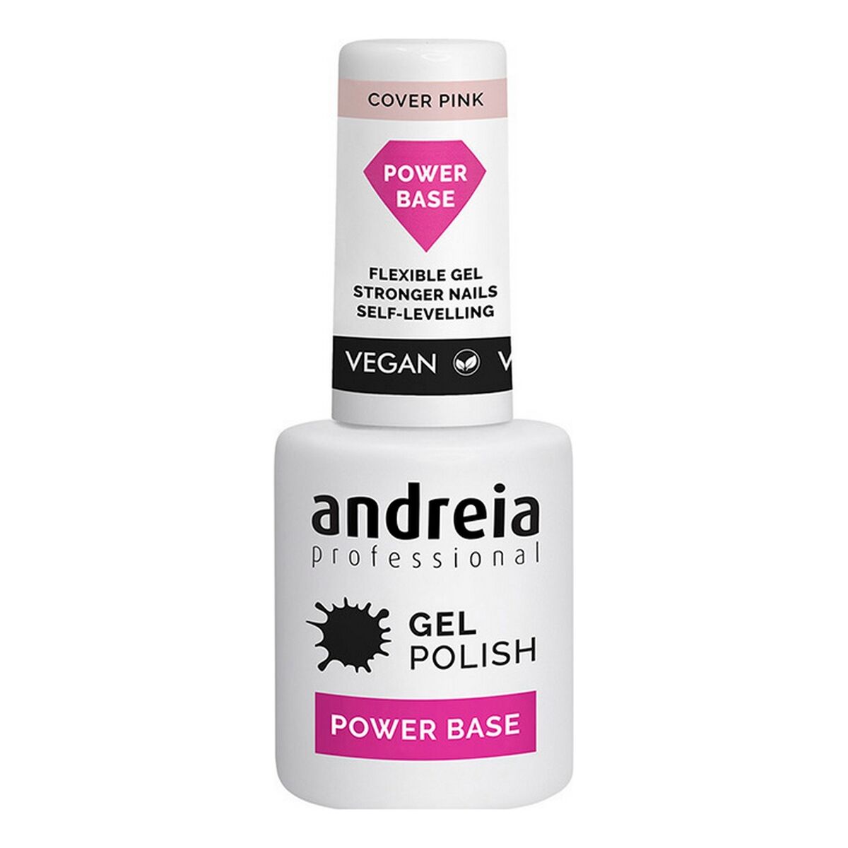 Nagellack Semipermanenter Gel-Nagellack Power Base Andreia Professional Gel Pink (10,5 ml)-0