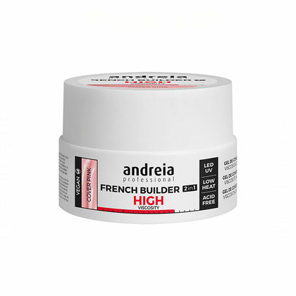Gel-Nagellack French Builder High Viscosity Andreia 0BGFCP22 Pink (22 g)
