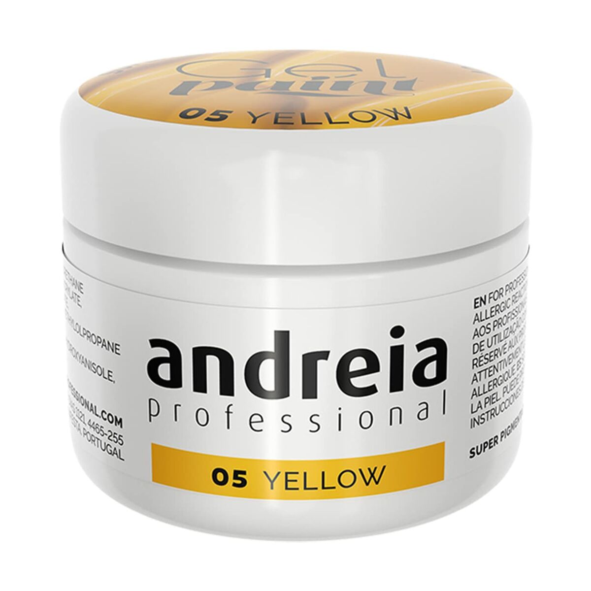 Gel-Nagellack Andreia Gel Paint 4 ml Gelb Nr. 05-0