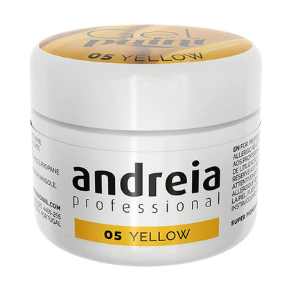 Gel-Nagellack Andreia Gel Paint 4 ml Gelb Nr. 05
