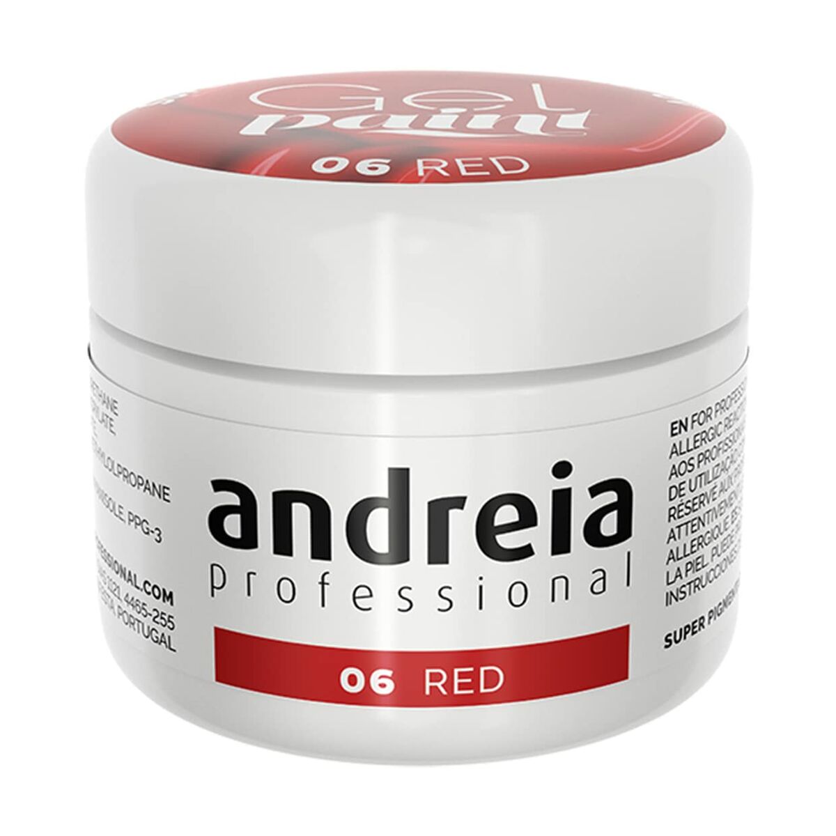 Gel-Nagellack Andreia Gel Paint 4 ml Rot Nr. 06-0