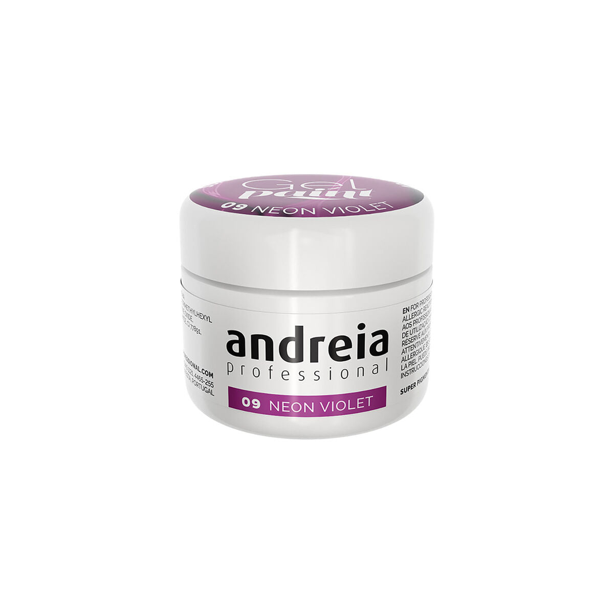 Nagellack Andreia Gel Paint Violet Nº 09 4 ml Neon-0