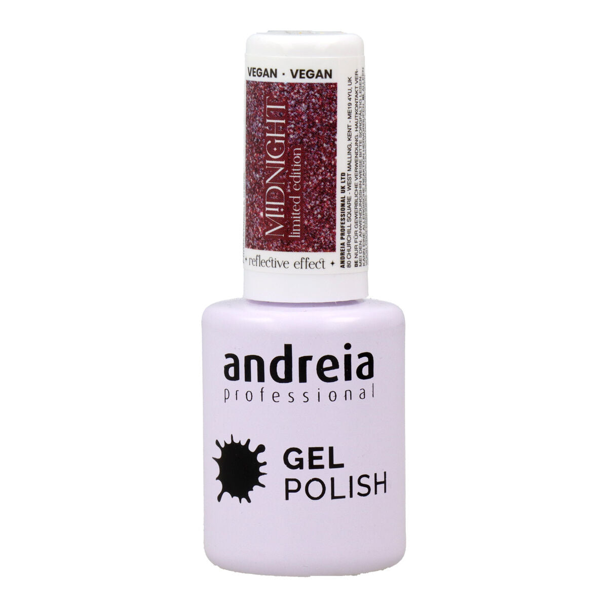 Nail Polish Semi-permanent Andreia Polish Reflective Colors Md3 Red 10,5 ml-0
