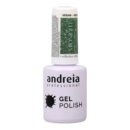 Nagellack Semipermanent Andreia Polish Reflektierende Farben Md4 Grün 10,5 ml